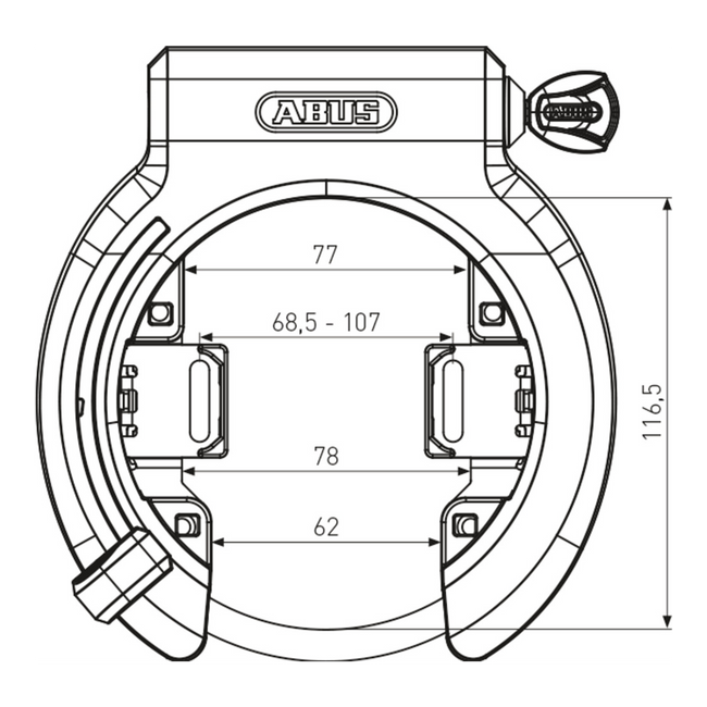 Abus Granit XPlus 6950M Ringslot