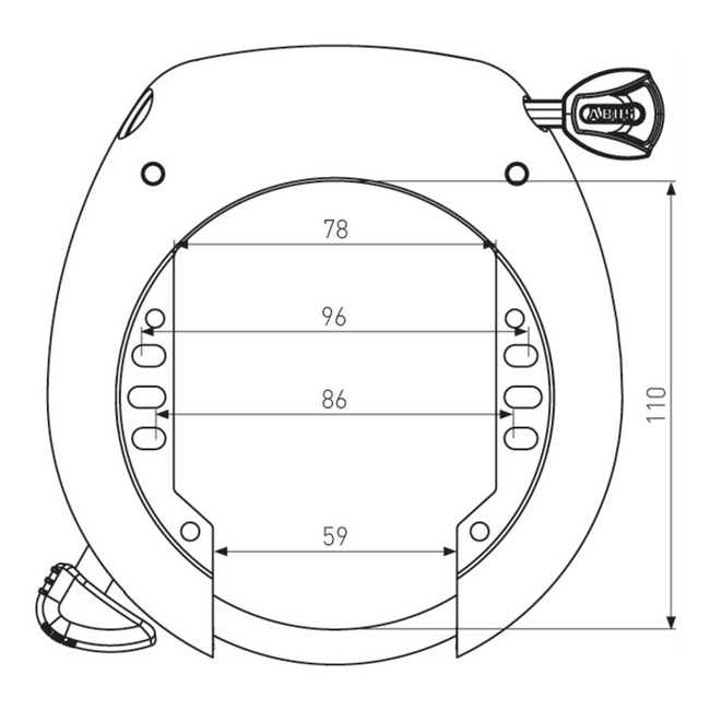 Abus Shield 5755L Xplus Ringslot